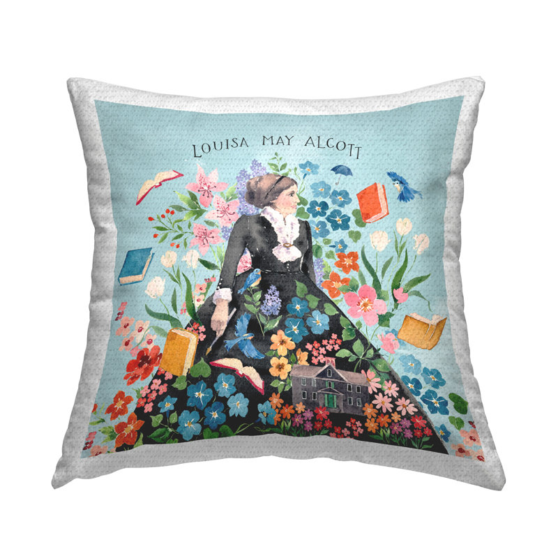 Coussin Louisa May Alcott