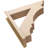 Timberthane Rough Cedar Faux Wood Balboa Traditional Outlooker, 8"W x 36"D x 36"H, Primed Tan-89102270