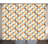 Fayston Spherical Opposite Angled Cyclic Decor Semi-Sheer Rod Pocket Curtain Panels-22597678