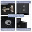Meuble-lavabo simple 24,07 po avec plateau en céramique Metka