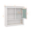 Armoire de salle de bain murale 32 "avec miroir 4 tablettes réglables-659406141