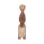 Figurine empilée «Playful Animals» - sculpture fantaisiste avec détails artistiques - objets décoratifs décoratifs pour la décoration de table, brun clair et brun-1684188550