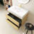 Louka 29.9'' Single Bathroom Vanity with Quartz Top-1767256358-1767256377