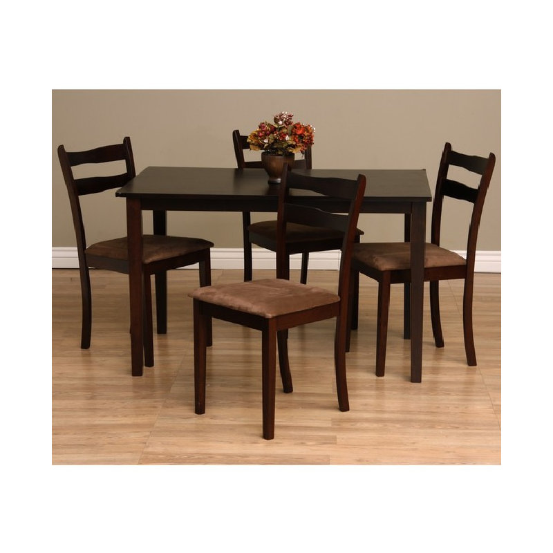 Tiffany Callan 18'' H Upholstered Oak Side Chair, Brown, 2