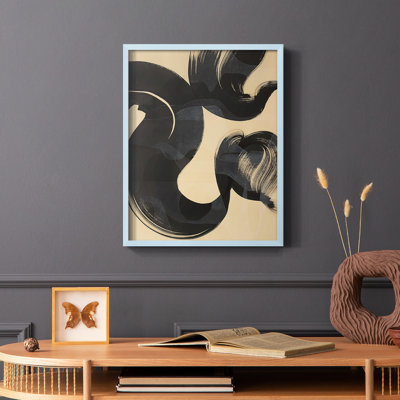 «Sea change I», reproduction encadrée - bois massif