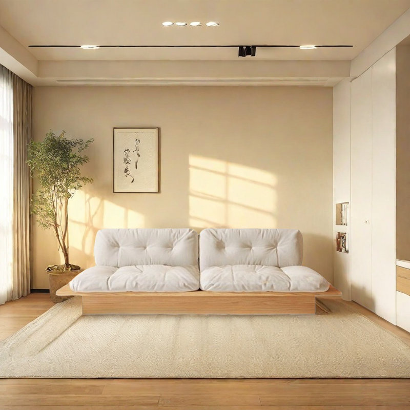 Canapé japonais, H 33,46 po x l 86,61 po x P 33,46 po, 2