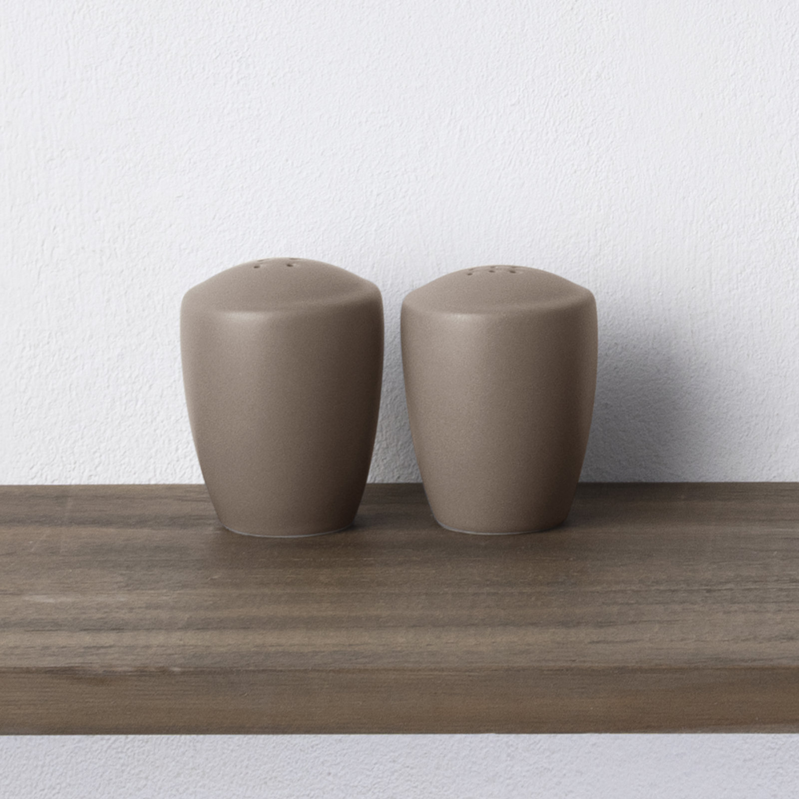 Noritake Colorwave Salt and Pepper Shaker Set, Clay