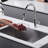 Undermount Stainless Steel Kitchen Sink 90 Degree Zero Radius with Bottom Grid and Strainer-111029432-111029434