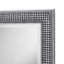 Abbie Cobble Framed Wall Mounted Accent Mirror in Distressed Silver-30067755