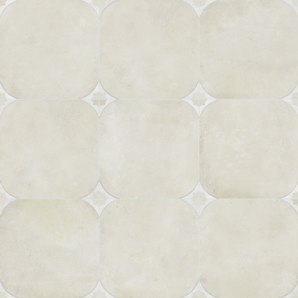 Tetuan 17-3/8" x 17-3/8" Porcelain Moroccan Wall & Floor Tile