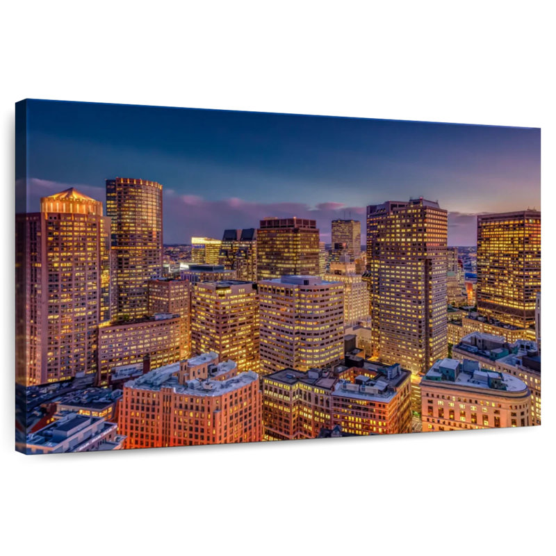Lilie Boston Skyscrapers, 34" H x 51" W