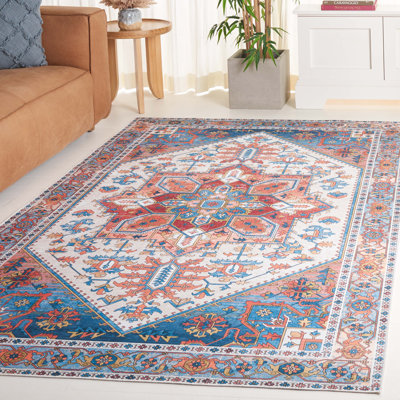 Alisha Area Rug with Non-Slip Backing