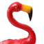 Statue de jardin flamant rose (ensemble de 2)