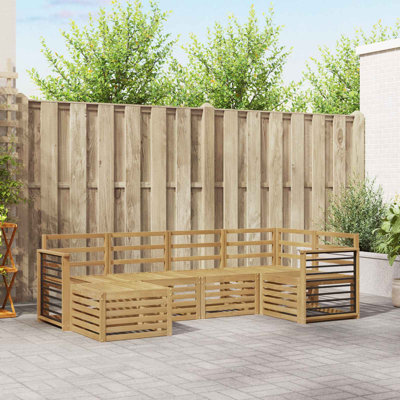 247cm Wide Patio Sectional Set