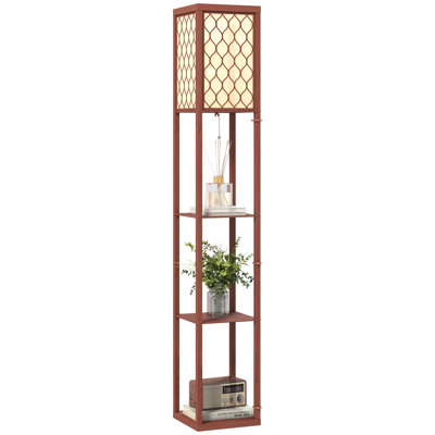 160cm Melamine Faced Column Floor Lamp