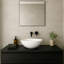 Lavabo vasque rond à surface solide blanc mat Nuvella-117625963
