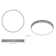 Arne 20.75 inch 1 Light Flush Mount in Matte Black