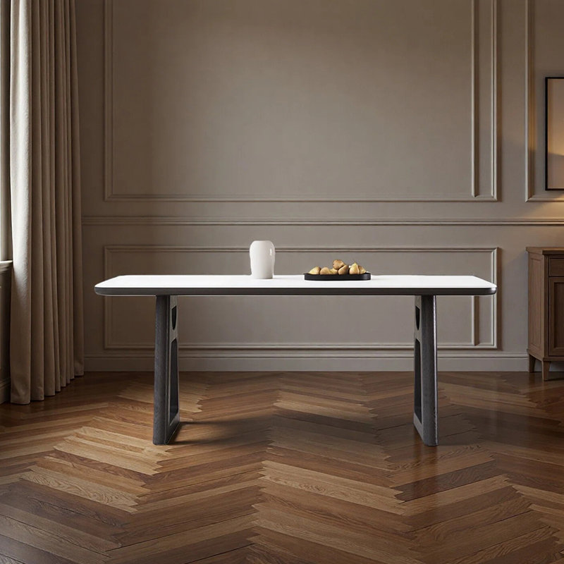 Table de salle à manger exquise et tendance, H 29,52 po x L 62,99 po x l 31,49 po