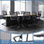Chaise d'invité en filet avec base en métal et rangement, idéale pour les bureaux et les salles de conférence