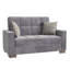 Causeuse convertible rembourrée avec rangement en microfibre-213185095