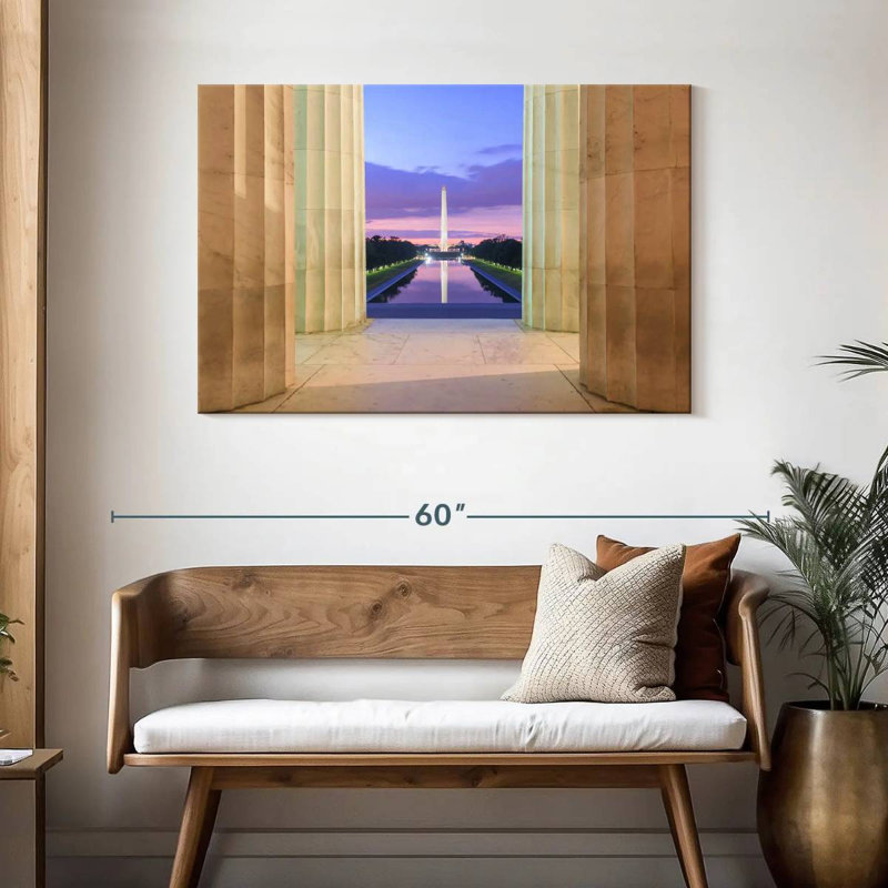 Lilie Reflection Of Washington Monument, 30" H x 45" W