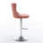Swivel Velvet Barstools with Adjusatble Seat Height-1880070283-1880070257