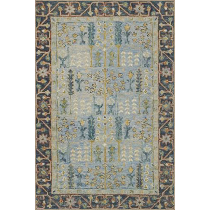 Tapis tissé géométrique moderne dans des tons d'osier, Rectangle 4 pi 8 po x 6 pi 7 po