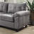 Faux Leather L-Shaped Sectional Left Hand Facing