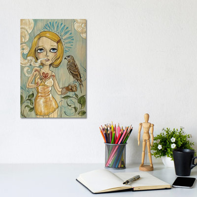 Margot and Mordecai 1 Piece Wrapped Canvas Wall Art