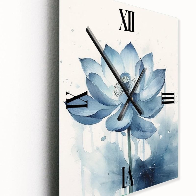 Cathyann - Horloge murale Lotus, Moyen