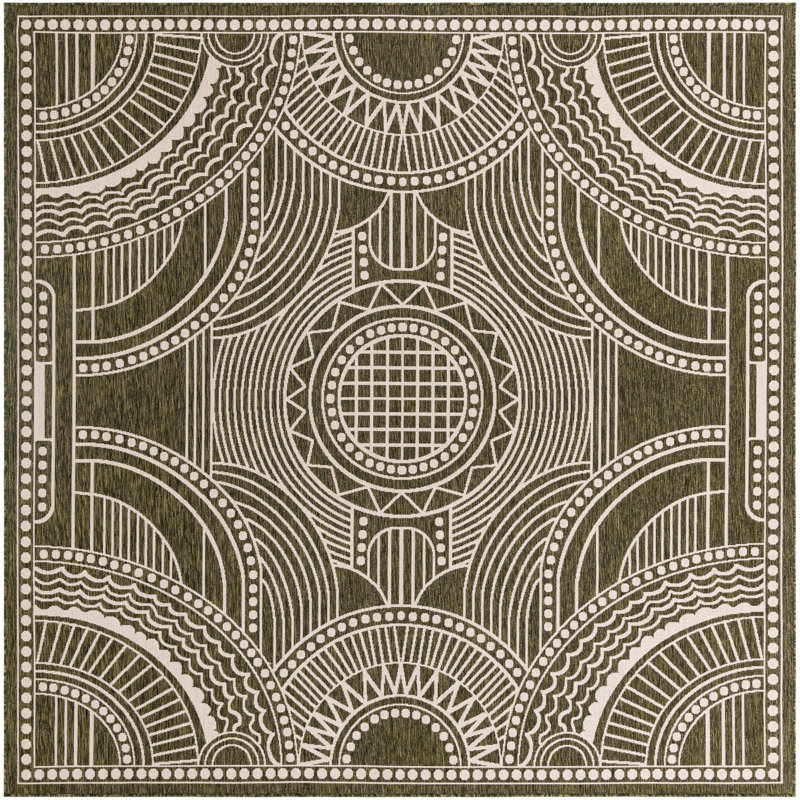 Tapis vert Aucun, Carré 12 pi