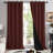 Deconovo 100% Blackout Grommet Curtain Panels with Liner, Thermal Insulated Room Darkening Curtains (Set of 2)-75195033-75195024