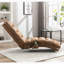Chaise longue de massage en lin pour l'intérieur avec télécommande, massage électrique ergonomique
