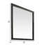 Solid And Engineered Wood Flat Wall Mirror
