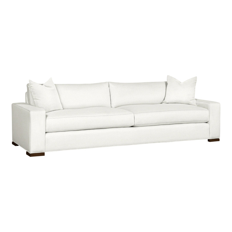 Paxton Upholstered 109'' Sofa, Kempsey Sheepskin, Havana
