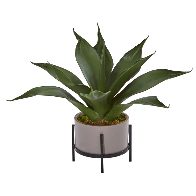 Agave artificielle 9" succulent plante en pot