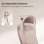 Chaise de bureau ergonomique en filet, chaise de bureau réglable avec appui-tête en 2 dimensions et accoudoirs 3D, chaise de bureau avec support lombaire, fonction d'inclinaison, rose-1441216513-1441216514