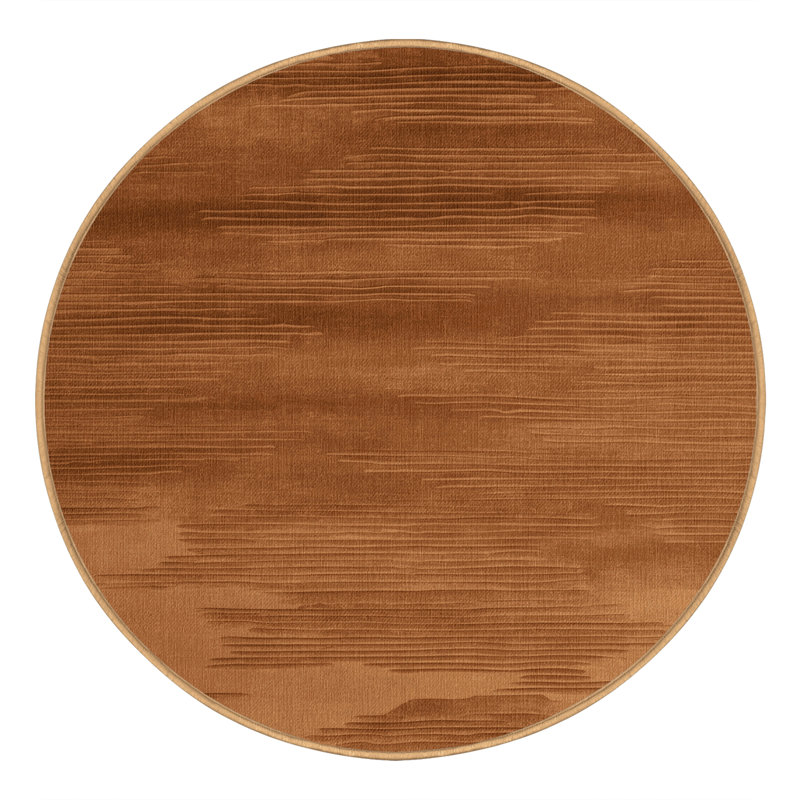 Tapis abstrait lavable à la machine, Rond 4 pi
