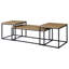 Rosey Mango 3-piece Coffee Table Set