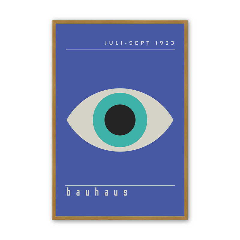 Imprimé The Bauhaus, Or poli, H 21,25 po x l 17,25 po