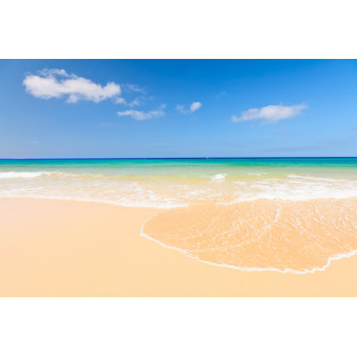 Beautiful Ocean Beach - Wrapped Canvas Print
