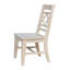Chaise d'appoint en bois massif Kindelan-19110955