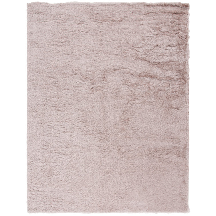 Cimah Shag Hand Tufted Performance Solid Color Rug