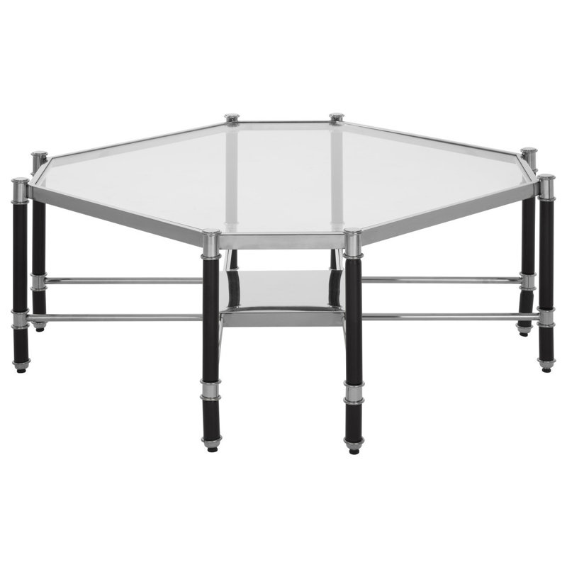 Briaroaks Coffee Table, Black/Silver