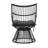 ELAINE High-Back Wicker Chair with Durable Polyethylene Rattan, Perfect for Comfortable and Stylish Outdoor Seating