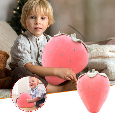 Simulation de fruits très doux, fraise, oreillers, boutique, poupée de huit pouces, cadeau de poupée