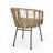 Outdoor Wicker Rattan Club Chair