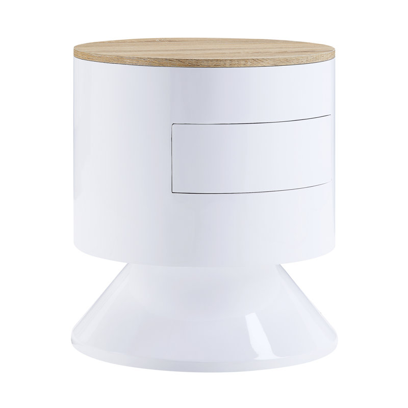 Otith Accent Table With Display And Utility Function