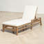 Chaise longue d'extérieur, inclinaison réglable à 5 positions, bois massif d'acacia, coussins épais, contemporain, pour la piscine, les patios-2072252872