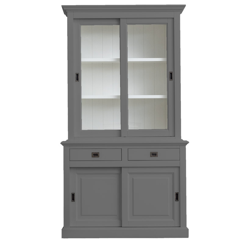 Analin Display Cabinet, Grey